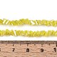 Гальванические непрозрачные стеклянные бусины GLAA-N022-4mm-13-2