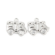 Латунные микро проложить кубического циркония подвески KK-E090-17P