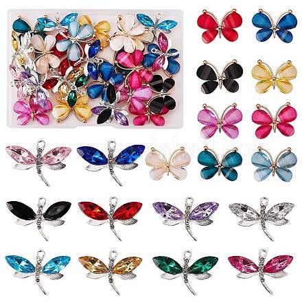Подвески из смолы в стиле 38 шт. RESI-SZ0002-69-1