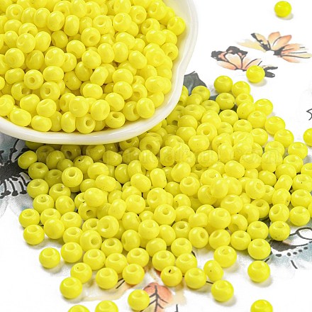Стеклянные бусины с имитацией нефрита SEED-Z001-A-B17-1