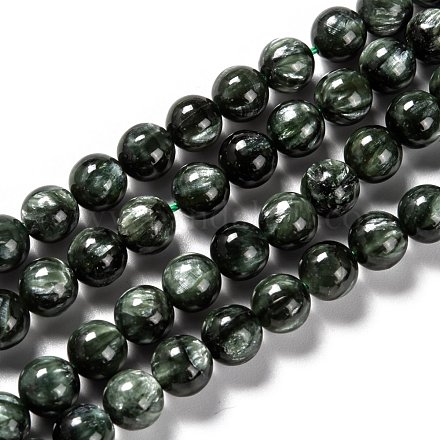 Природные SERAPHINITE нитей бисера G-E557-22D-1