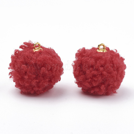 Подвески из ткани ручной ткани WOVE-N006-16G-1