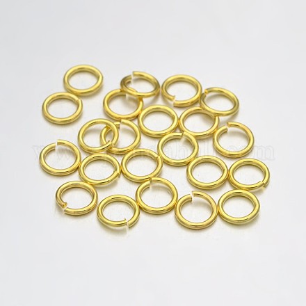 Латунные кольца прыжок открыт KK-E647-17G-3mm-1