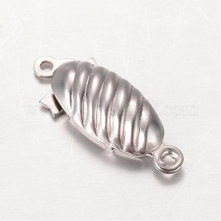 Овальные застежки-коробочки из нержавеющей стали 304 STAS-L183-05-1