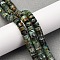 Natural African Turquoise(Jasper) Beads Strands, Disc, Heishi Beads, 6x3.5mm, Hole: 0.8mm, about 113~114pcs/strand, 14.92''(37.9cm)~15.08''(38.3cm)