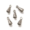 201 Stainless Steel Charms, Teardrop Charm, Stainless Steel Color, 10x4mm, Hole: 1.6mm