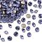 Preciosa® MAXIMA Crystal Round Stones, Czech Crystal, Dura Foiling, Round(431 11 615 Chaton), 20410 Tanzanite, SS39(8.15~8.4mm)