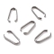 Non-Tarnish 304 Stainless Steel Quick Link Connectors, Stainless Steel Color, 15x8x2mm, Inner Diameter: 13x6mm