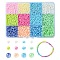 12 Colors Mixed Style Glass Seed Beads Sets, Round , Mixed Color, 2~4mm, Hole: 1~1.5mm