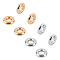UNICRAFTALE 20pcs 2 Colors 12mm Donut Spacer Beads 304 Stainless Steel Loose beads 5.5mm Hole Bead Finding Golden & Stainless Steel Color Bead for Bracelets Necklaces Jewelry Making