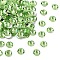 Preciosa® MAXIMA Crystal No Hotfix Flatback Stones, Czech Crystal, Dura Foiling, Round(438 11 615 Chaton Rose), 50520 Peridot, SS8(2.3~2.5mm)