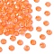 Preciosa® MAXIMA Crystal No Hotfix Flatback Stones, Czech Crystal, Lacquer Foiling, Round(438 11 615 Chaton Rose), 00030 485 Crystal Neon Orange, SS10(2.7~2.9mm)