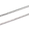 10M 304 Stainless Steel Round Snake Chains, Soldered, Stainless Steel Color, 1.2mm, 10m/set