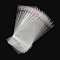 OPP Cellophane Bags, Rectangle, Clear, 10x4.5cm, Hole: 8mm, Unilateral Thickness: 0.035mm, Inner Measure: 6x4.5cm