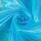 Laser Polyester Fabric, Garment Accessories, Cyan, 150cm