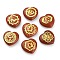 7Pcs 7 Styles Chakra Natural Red Jasper Love Heart Ornaments Figurines, Reiki Energy Stone Balancing Meditation Gift, 20x20x6mm, 1pc/style
