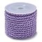 5M Polyester Cord, Twisted Cord, Medium Purple, 3mm, about 5.47 Yards(5m)/Roll