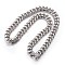 Tarnish Resistant 201 Stainless Steel Curb Chain Necklaces, Stainless Steel Color, 23.89 inch(60.7cm), 14mm