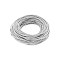60Pcs Minimalist Steel Spring Chain Stretch Bracelets Set, Guitar String Coil Bracelets, Stainless Steel Color, Inner Diameter: 2-1/4 inch(5.85cm)