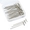 50Pcs Steel Pins, T-shape Positioning Pin, Stainless Steel Color, 5.4x0.11cm