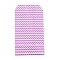 White Kraft Paper Bags, No Handles, Storage Bags, Wave Pattern, Wedding Party Birthday Gift Bag, Purple, 15x8.3x0.02cm