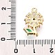 Латунные микро проложить кубического циркония подвески KK-N261-21B-G-3