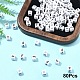 Акриловые бусины с горизонтальными отверстиями OACR-YW0002-08F-1