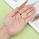 Стойка покрытие латунные круглые распорные бусины KK-I601-3mm-S-RS-5