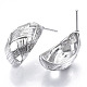 Серьги-кольца из латуни KK-N232-110P-NF-2