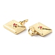 Подвески из латуни с покрытием для стойки с прыгающим кольцом KK-F852-23G-2