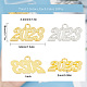 Подвески из сплава 20шт 2 цветов FIND-SC0004-10-2