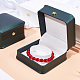 Квадратная коробка для браслета из искусственной кожи LBOX-WH0002-07B-3