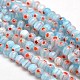 Круглые Millefiori стеклянные бусины нити LK-P001-22-1