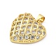 Латунные микро проложить кубического циркония подвески KK-U066-04C-G-2