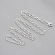 Изготовление колье из цепочки Figaro из латуни MAK-T006-03S-1