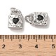 Латунные микро проложить кубического циркония подвески KK-H461-06P-04-3