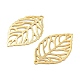 Кулоны из экологически чистой латуни KK-M257-12G-2