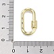 Кольца для ключей из латуни с микропаве и прозрачным цирконием KK-M293-49G-3