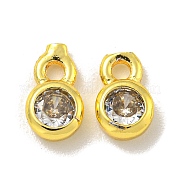 Латунные микро проложить кубического циркония подвески KK-L075-017G-01