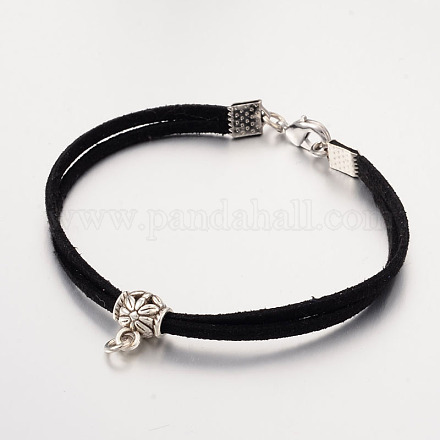 Изготовление браслетов из искусственной замши BJEW-JB01972-01-1