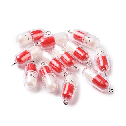 Подвески из полупрозрачного пластика X-KY-L006-29A-1