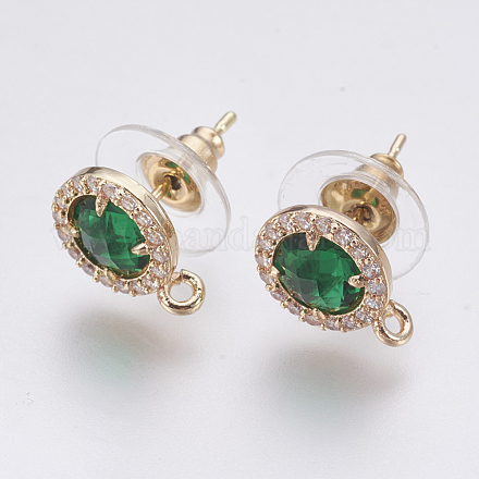 Серьги из граненого стекла GLAA-F084-B02-1