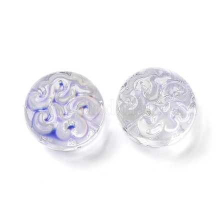 Прозрачные стеклянные бусины GLAA-D007-02G-1