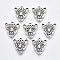 (TIBEP-S052-AS-FF) Tibetan Style Alloy Pendants, Leopard, Cadmium Free & Lead Free, Antique Silver, 20x18x5mm, Hole: 1.8mm, about 250pcs/1000g