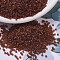 MIYUKI Delica Beads, Cylinder, Japanese Seed Beads, 11/0, (DB0764) Matte Transparent Dark Topaz, 1.3x1.6mm, Hole: 0.8mm, about 100000pcs/500g