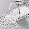 TOHO Hexagon Beads, Japanese Seed Beads, Two Cut Glass Seed Beads, (141) Translucent Ceylon Snowflake, 15/0, 1.5x1.5x1.5mm, Hole: 0.5mm, about 170000pcs/bag