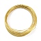 5M Eco-Friendly Brass Wire, Cadmium Free & Nickel Free & Lead Free, with 1Pc Empty Spools, Golden, 0.6mm, 22 Gauge, about 16.40 Feet(5m)/Roll