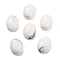 Natural Howlite Cabochons, Oval, 16x12x5mm