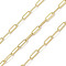 Rack Plating Oval Brass Curb Chains, Unwelded, with Spool, Long-Lasting Plated, Cadmium Free & Lead Free, Real 18K Gold Plated, 9x3x0.5mm
