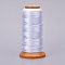 Polyester Threads, for Jewelry Making, White, 0.5mm, about 601.48 yards(550m)/roll